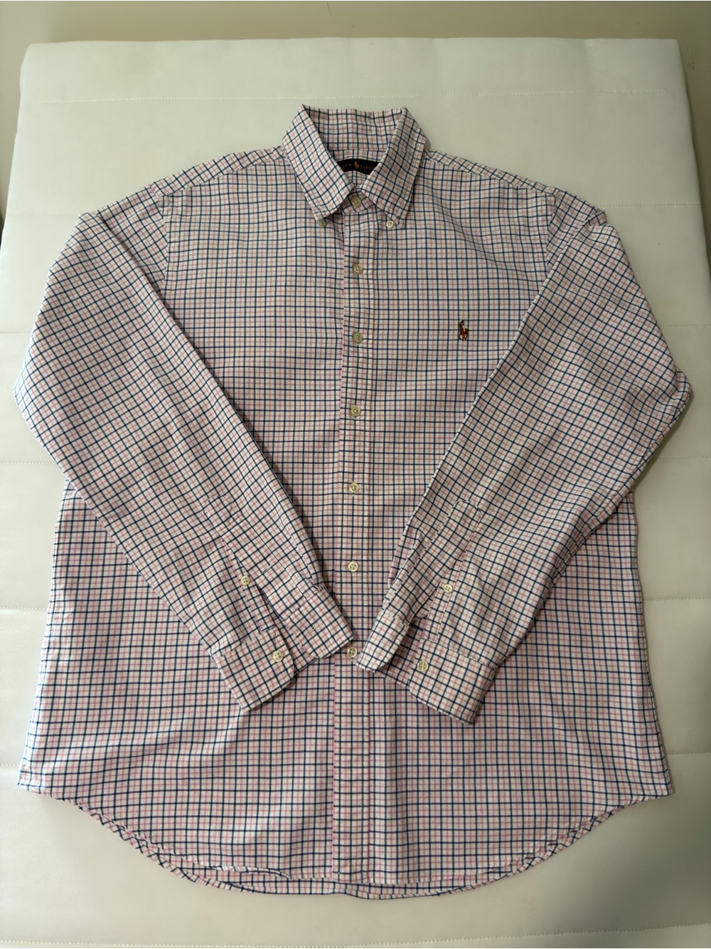 Ralph Lauren Men's 100 % Cotton Button-Down Shirt Long Sleeve L